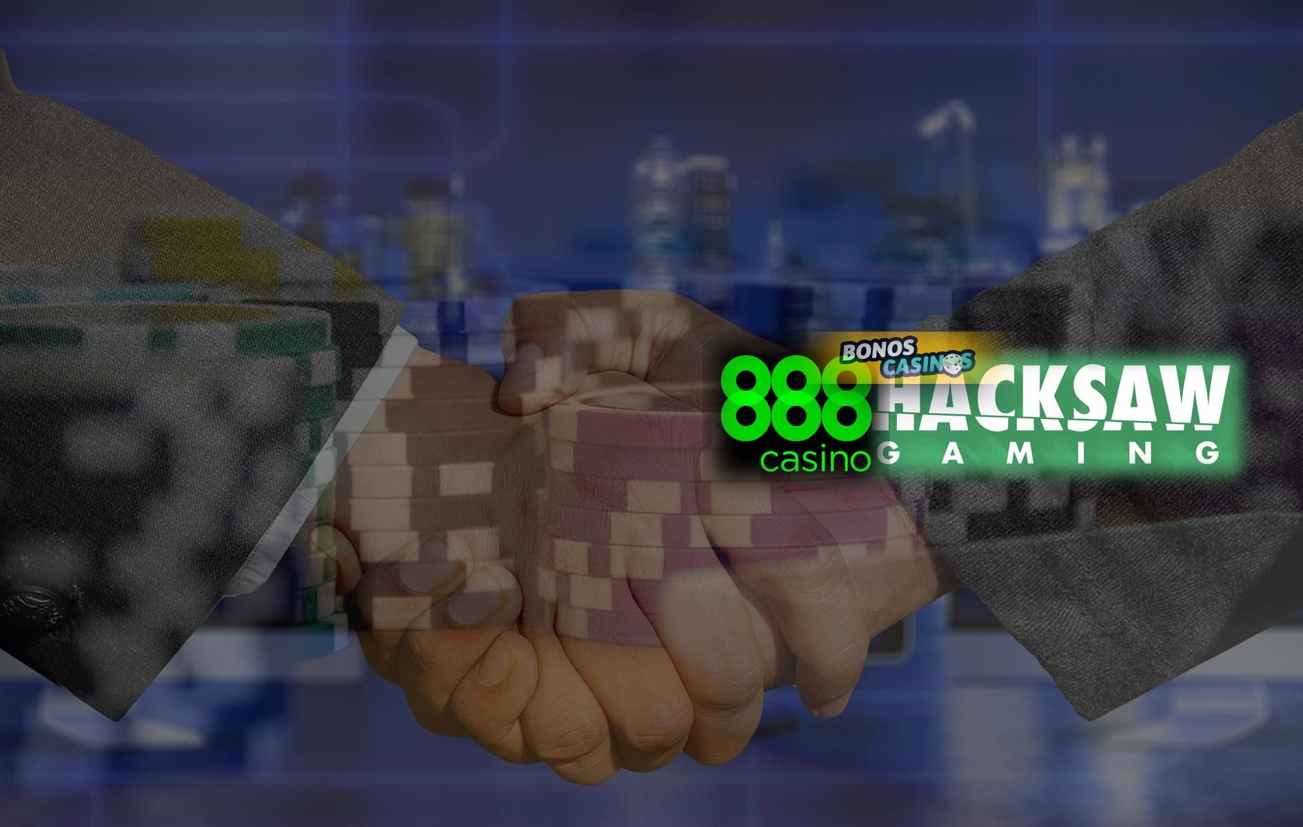 logo de 888casino se asocia con Hacksaw Gaming