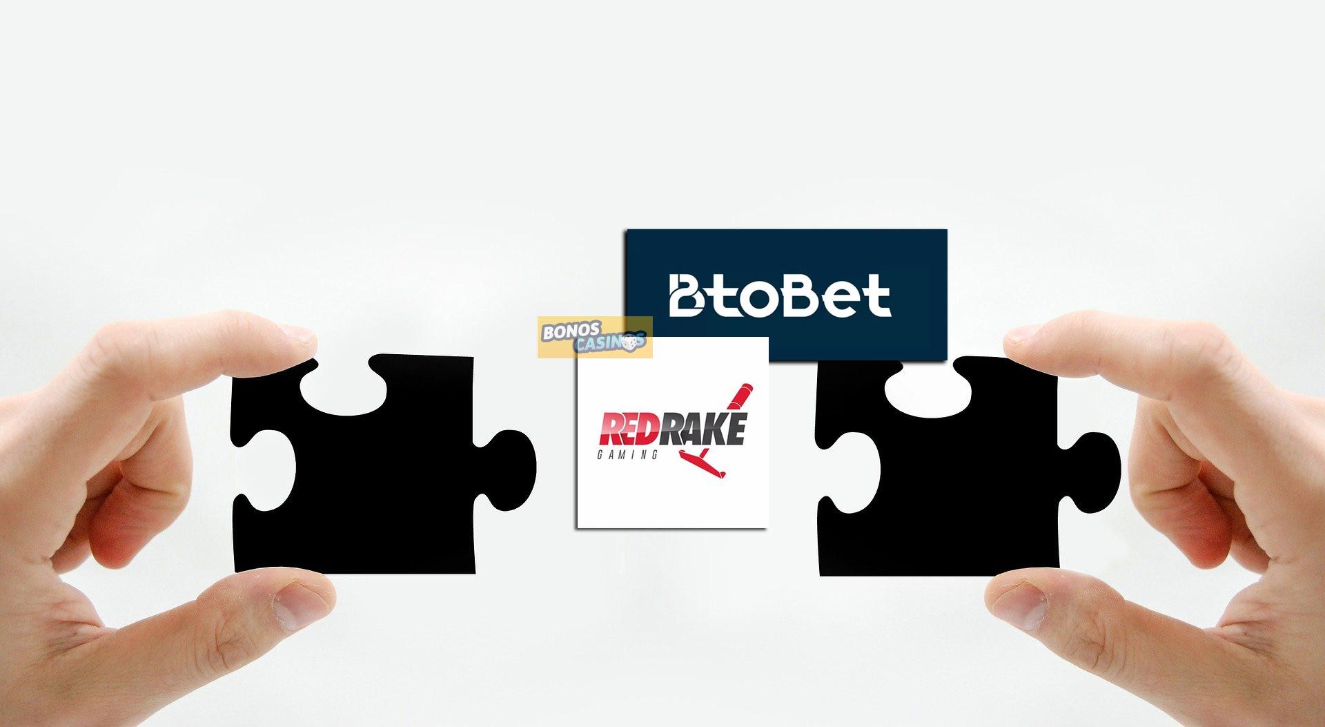 logo de BtoBet gozará de la cartera de contenido de Red Rake Gaming
