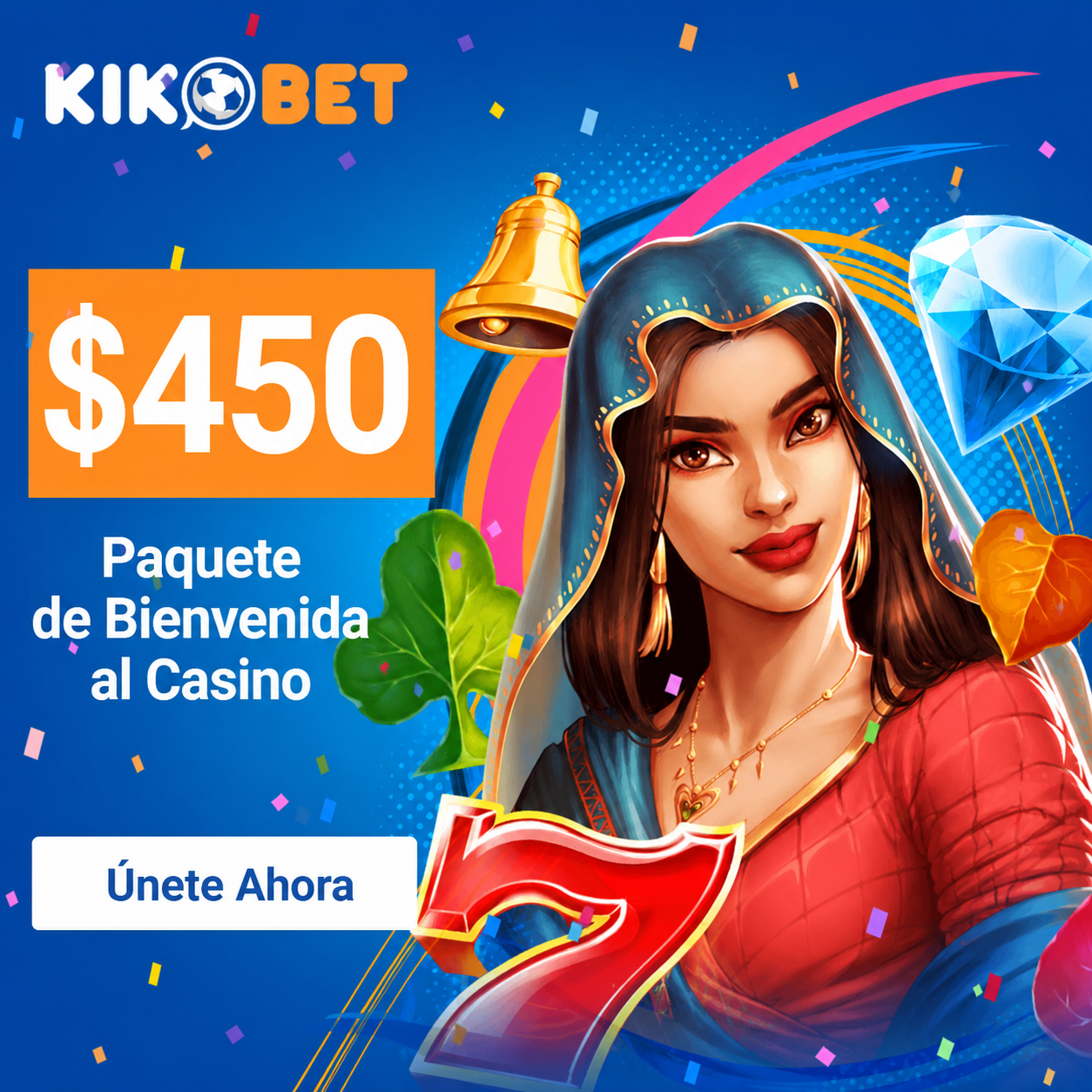 logo de BONO DE BIENVENIDA HASTA $450 EN KIKOBET