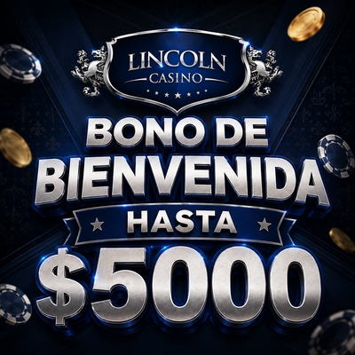 logo de BONO DE BIENVENIDA HASTA $5000 EN LINCOLN CASINO