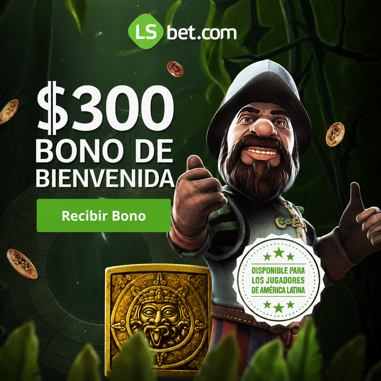 logo de BONO DE BIENVENIDA HASTA $300 EN LSBET