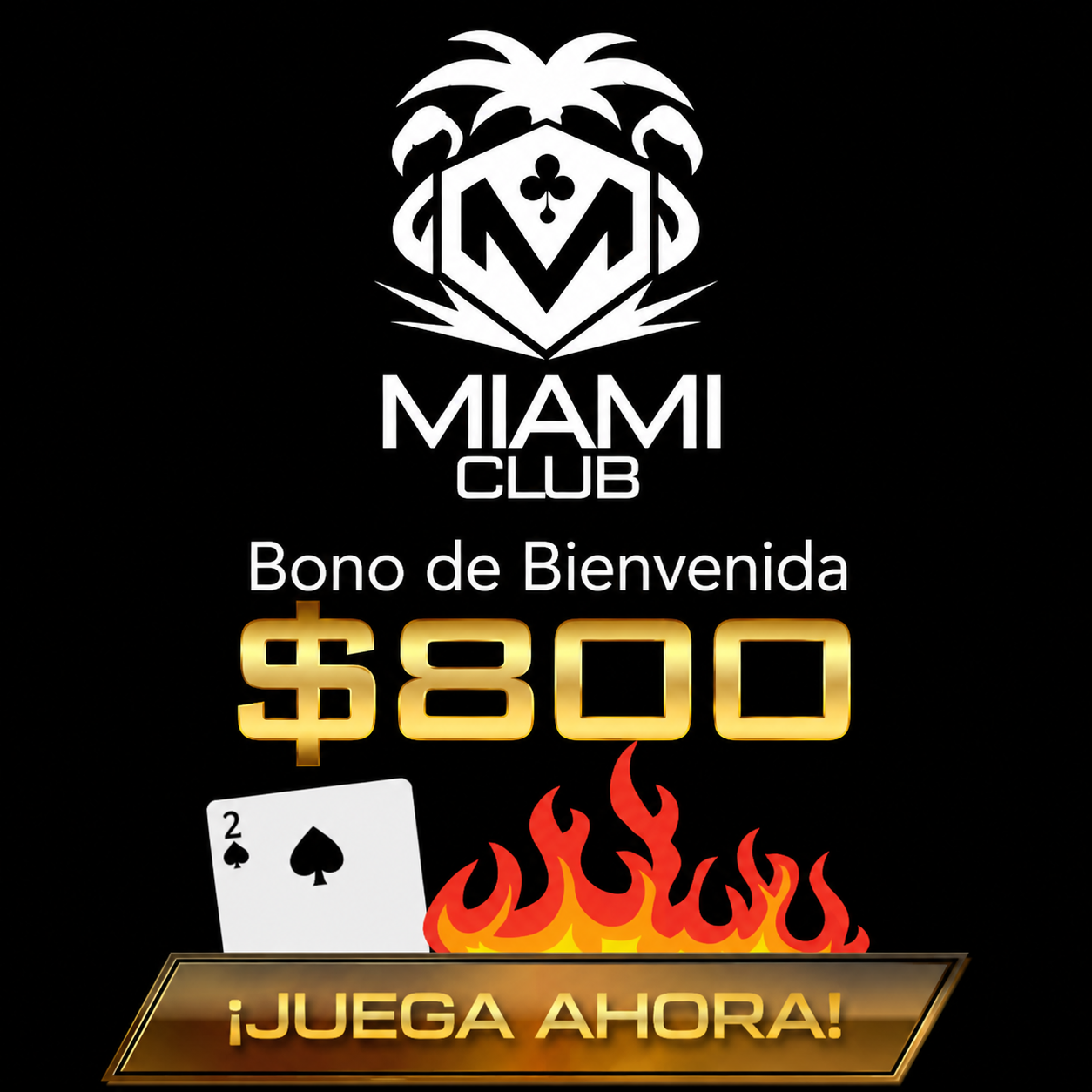 logo de BONO DE BIENVENIDA HASTA $800 EN MIAMI CLUB CASINO