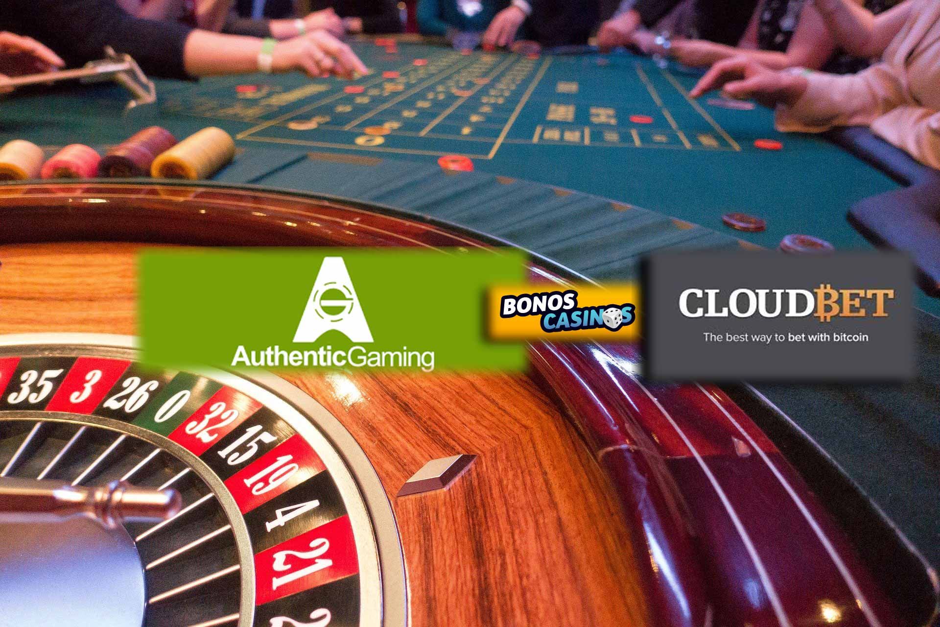 logo de Nuevos títulos de Authentic Gaming listos para su estreno en Cloudbet