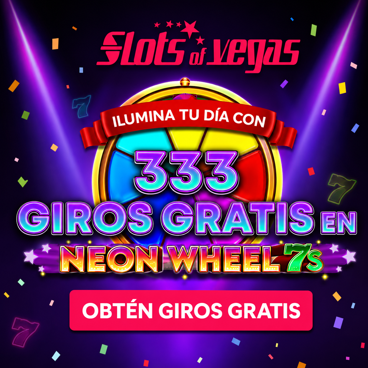 logo de BONO DE BIENVENIDA DE 333 GIROS GRATIS SIN DEP&Oacute;SITO EN SLOTS OF VEGAS CASINO