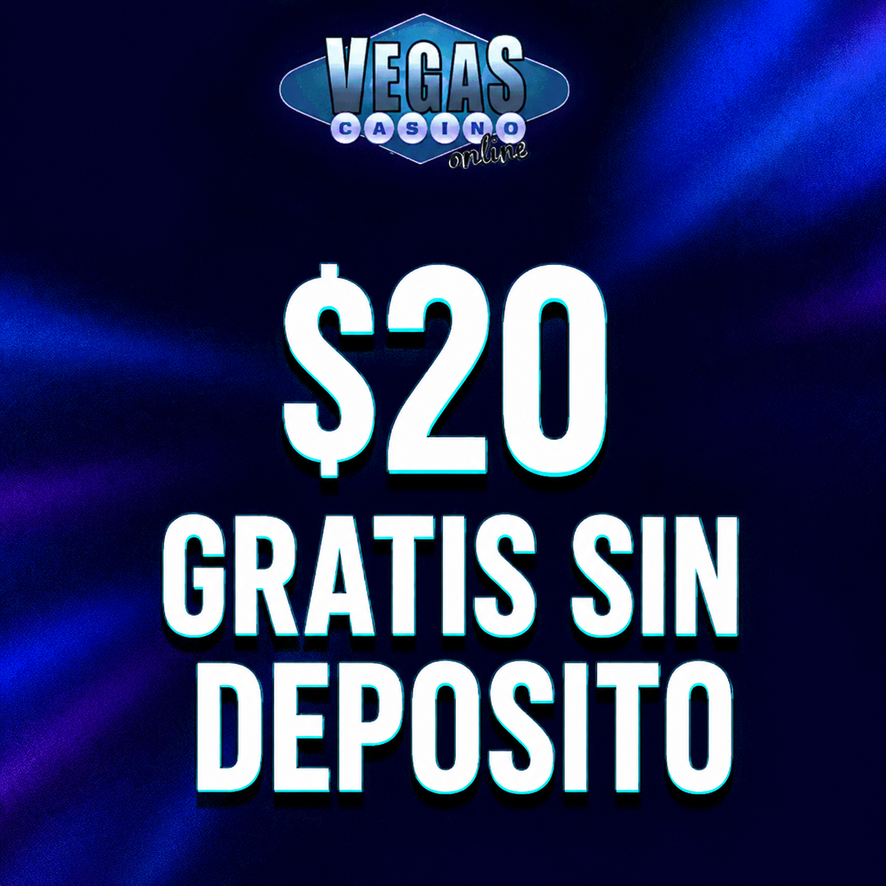 logo de $20 GRATIS sin dep&oacute;sito VEGAS CASINO ONLINE