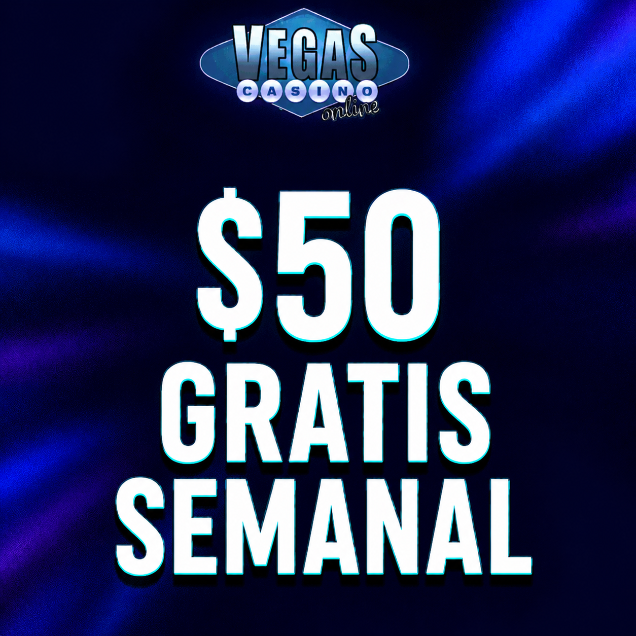 logo de $50 GRATIS SEMANAL EN VEGAS CASINO ONLINE