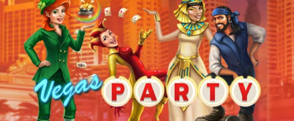 logo de Vegas party